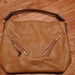 Michael Kors Evie Large Pebbled Leather Hobo Bag